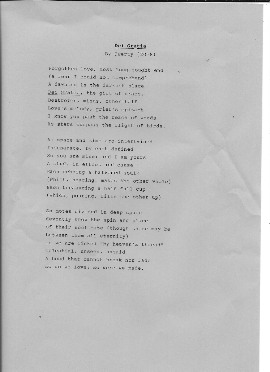 Scan of Dei Gratia