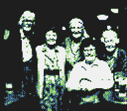 Group meetup at pub