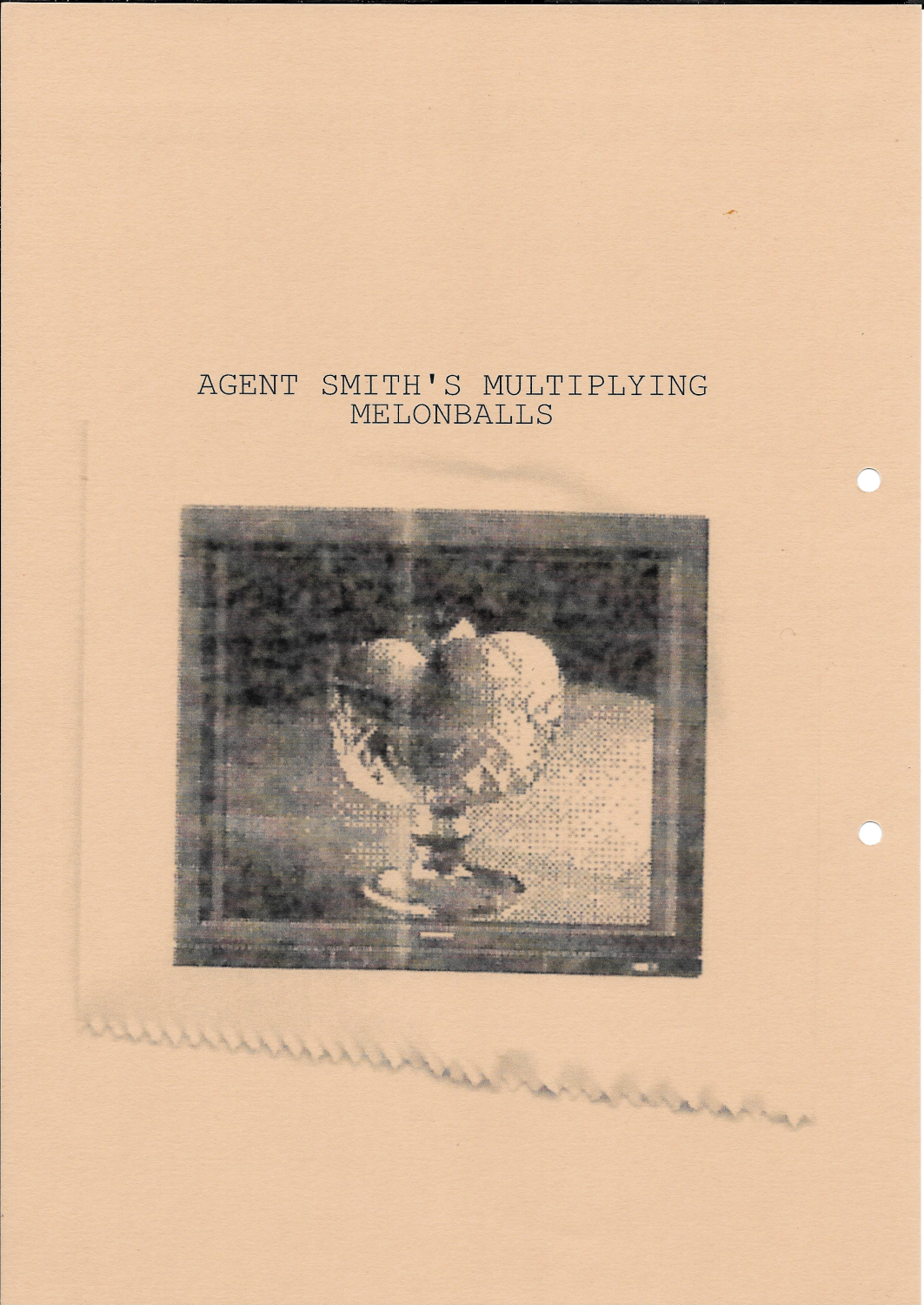 Back of recipe card - Agent Smith’s Multiplying Melonballs