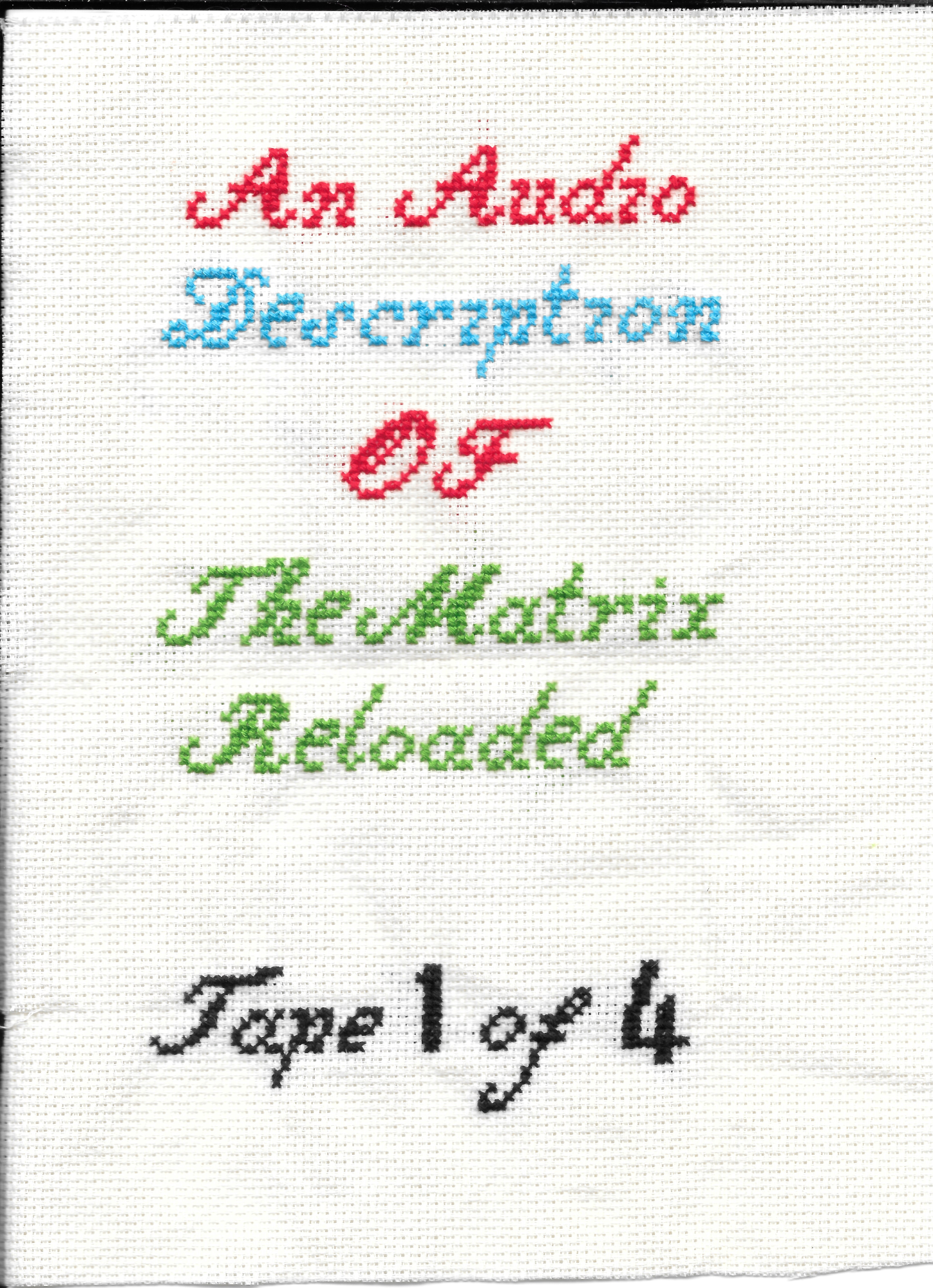 Cassette cover – view 1