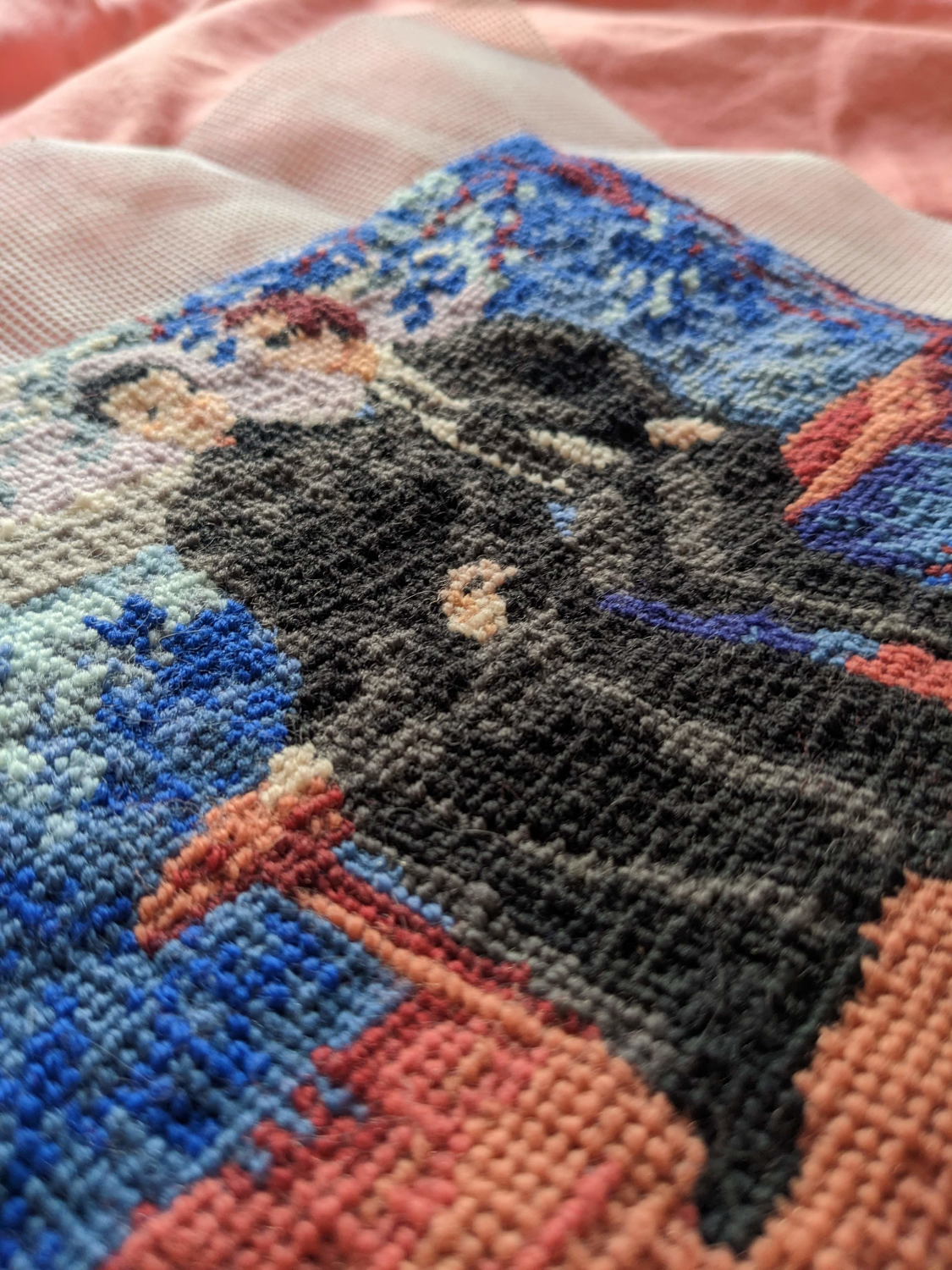 The Bench embroidery – view 4