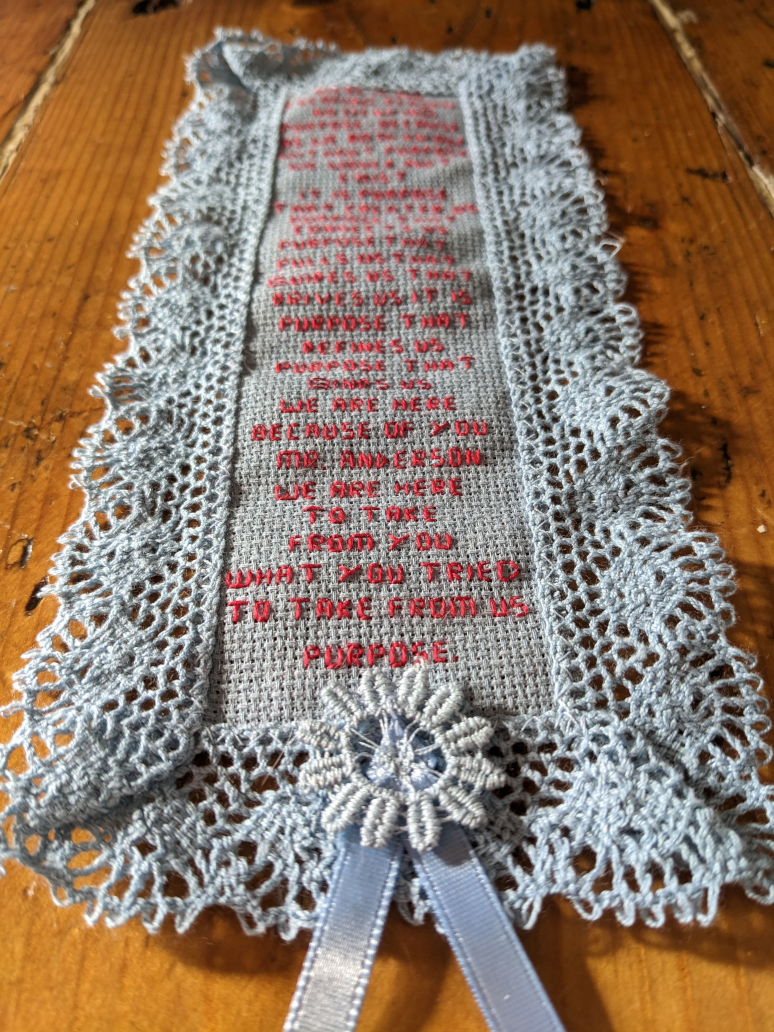 Matrix Reloaded bookmark detail 4