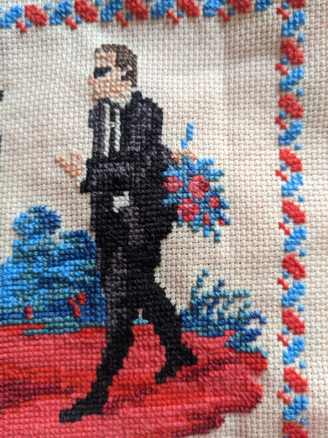 Flowers embroidery – view 2