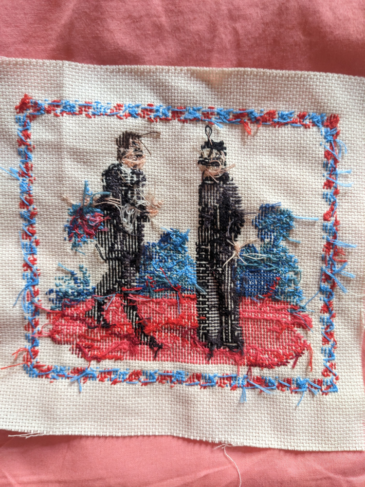 Flowers embroidery – view 4